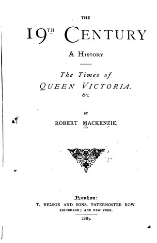 Cover for The 19th Century: A History