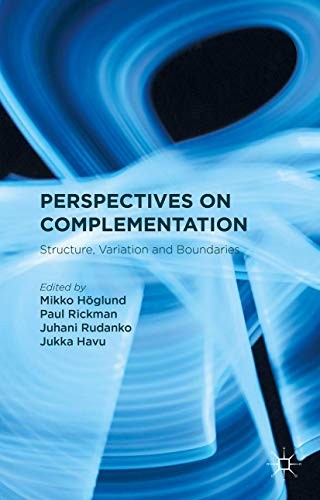 Cover for Perspectives on Complementation