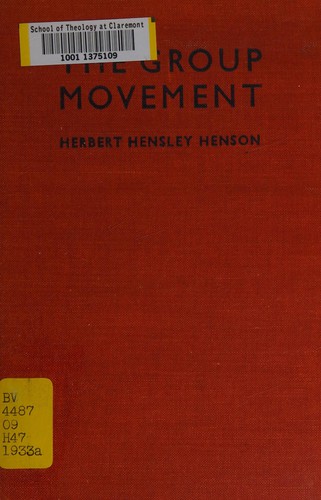 Cover for The group movement