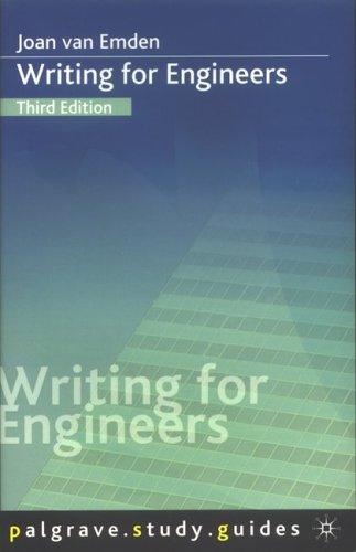 Cover for Writing for Engineers (Palgrave Study Guides)