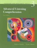 Cover for Advanced Listening Comprehension