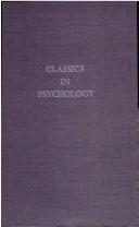 Cover for Outlines of psychology.