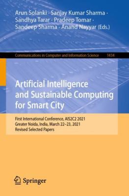 Cover for Artificial Intelligence and Sustainable Computing for Smart City