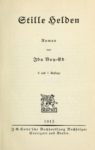 Cover for Stille Helden