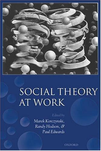 Cover for Social Theory at Work