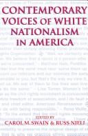 Cover for Contemporary voices of white nationalism in America