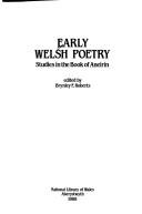Cover for Early Welsh poetry