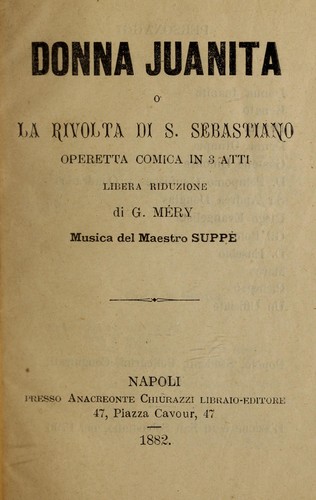 Cover for Donna Juanita