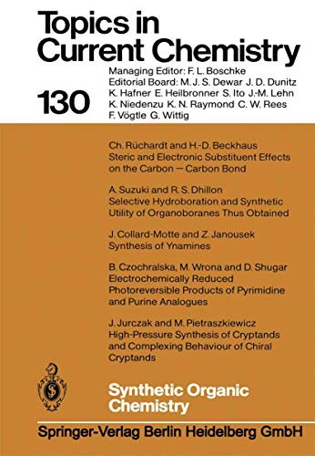 Cover for Synthetic Organic Chemistry
