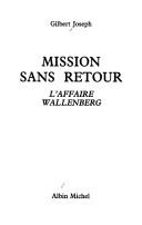 Cover for Mission sans retour