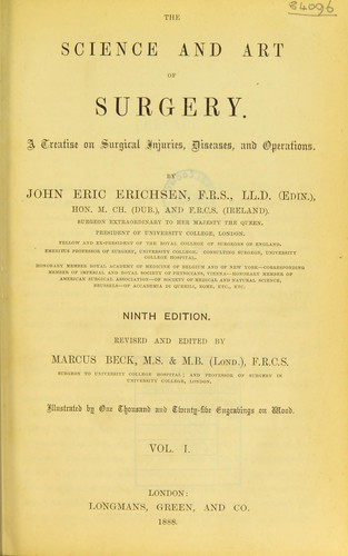 Cover for The science and art of surgery