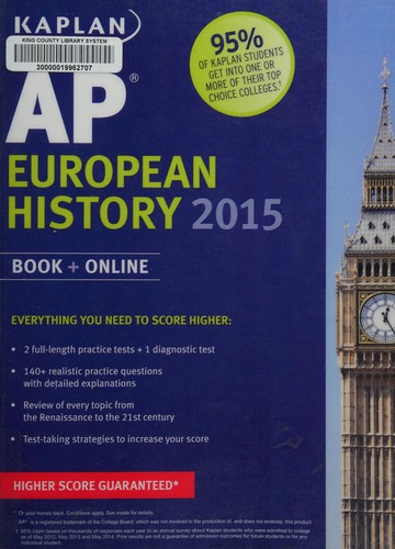Cover for AP® European history, 2015