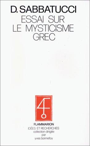 Cover for Essai sur le mysticisme grec