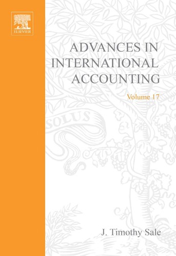 Cover for Advances in International Accounting
