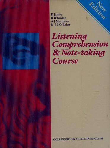 Cover for Listening Comprehension and Note Taking Course