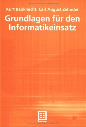 Cover for Grundlagen für den Informatikeinsatz.