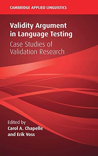 Cover for Validity Argument in Language Testing