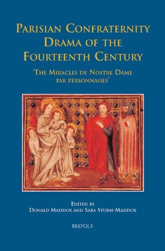 Cover for Parisian confraternity drama of the fourteenth century