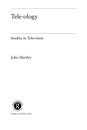 Cover for Tele-ology