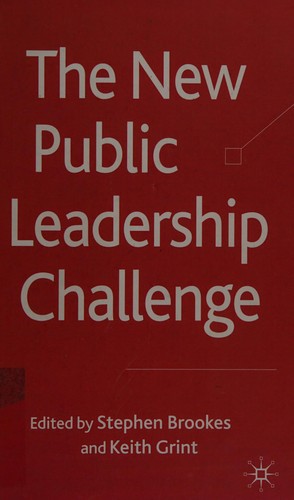 Cover for The new public leadership challenge