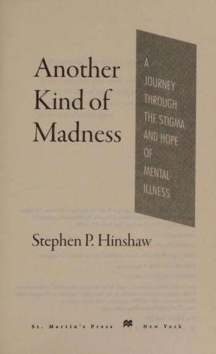 Cover for Another kind of madness