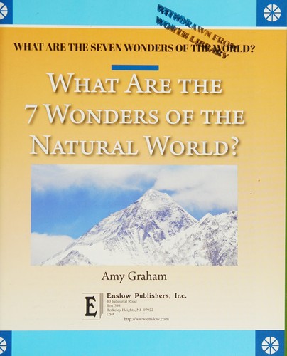 Cover for What are the seven wonders of the natural world?