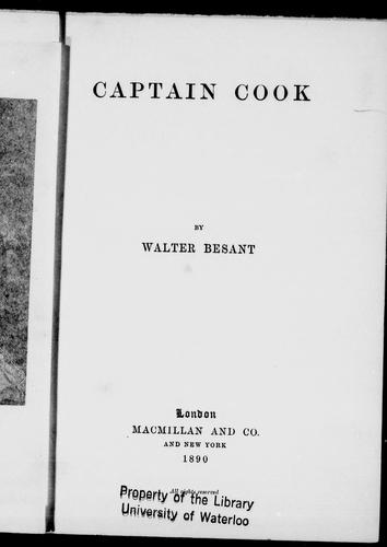 Cover for Captain Cook