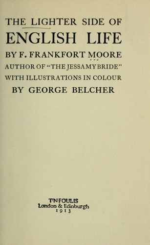 Cover for The lighter side of English life