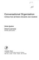 Cover for Conversational Organization