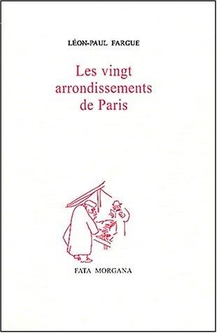 Cover for Les vingt arrondissements de paris