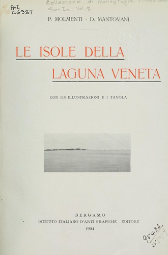 Cover for Le isole della laguna veneta.