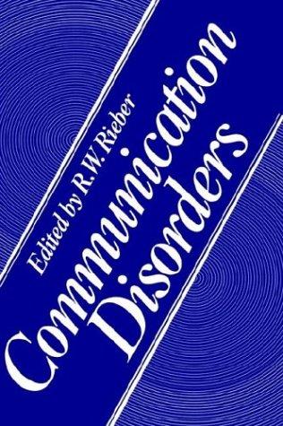 Cover for Communication disorders