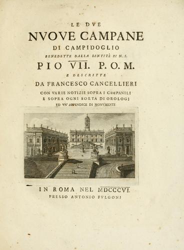 Cover for Le due nuove campane di Campidoglio