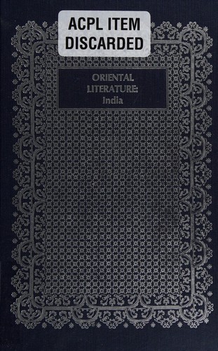 Cover for The Literature of India.