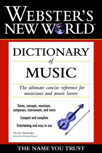Cover for Webster's New World dictionary of music