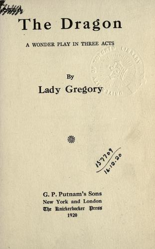 Cover for The dragon