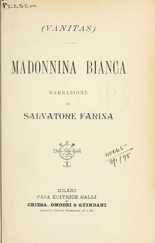 Cover for Madonnina Bianca