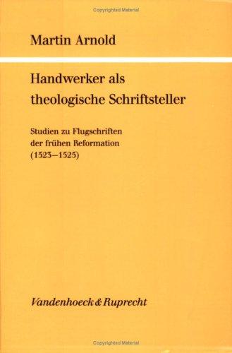 Cover for Handwerker als theologische Schriftsteller