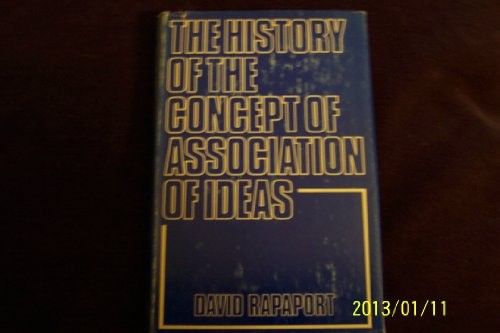 Cover for The history of the concept of association of ideas.