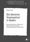 Cover for Die Geheime Staatspolizei in Baden