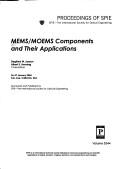 Cover for MEMS/MOEMS components and their applications