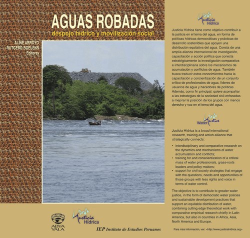 Cover for Aguas robadas : despojo hídrico y movilización social (2013)