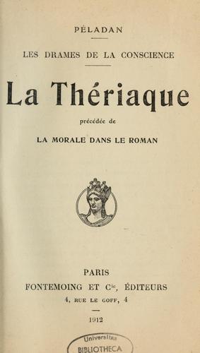 Cover for La Thériaque