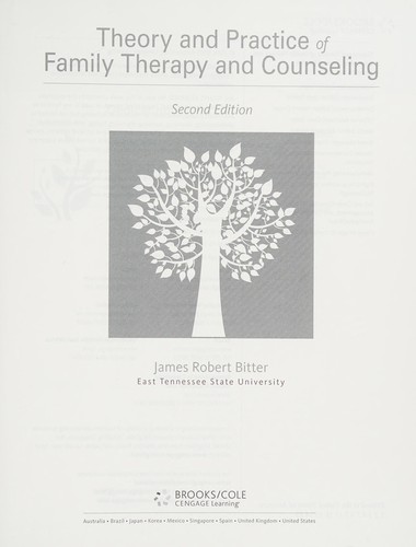 Cover for Theory and practice of family therapy and counseling
