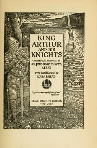 Cover for King Arthur and his knights