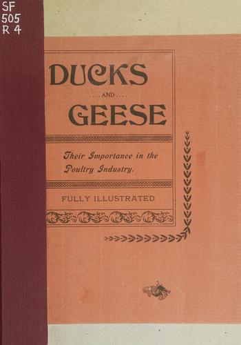 Cover for Ducks and geese