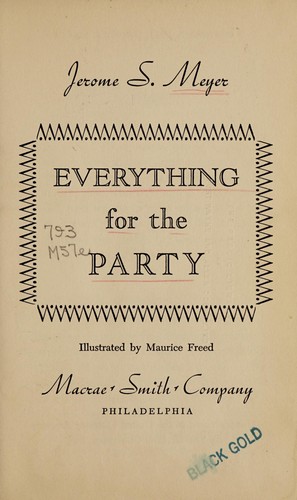 Cover for Everything for the party