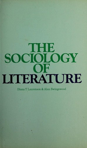 Cover for The sociology of literature