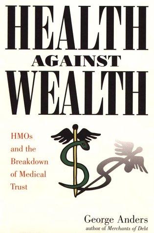 Cover for Health against wealth
