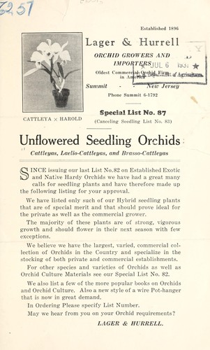 Cover for Special list